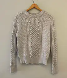 J.Crew Popcorn Cable-Knit Sweater