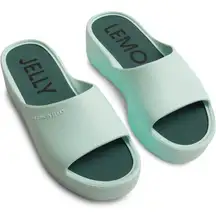 NWOB Lemon Jelly Sunny Playtform Sandals in Mint ~ Size 8 🧡🍄