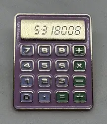Funny‎ Limited Edition Pin Calculator Says Boobies Upside Down Brooch For Her