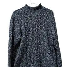 Dressbarn Women Size 19/20 Knit Mock Neck Sweater Classic City Winter Holiday