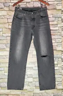 Levi's 501 Women Jeans 90s Straight Leg Black Western Cowgirl Rodeo