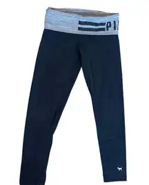 Y2K VS PINK Bling Fold Over Leggings!