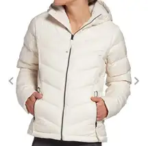 Anne Klein Vintage White Hooded Down Jacket SP XC Host Pick 9/21!