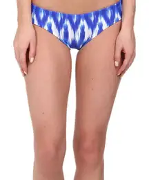 New Shoshanna Blue Printed‎ Hipster Swim Bikini Bottom Size P Petite  24-25"