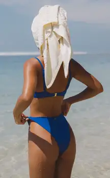 GOOSEBERRY Bottom Royal Blue Bikini Bottom Size XS Vacation Summer Resort