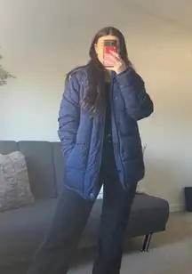 Blue navy puffer jacket 