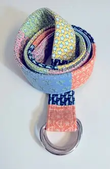 Vineyard Vines Women's Patchwork Belt‎ Size L