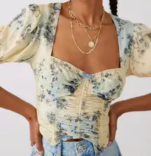 Urban Outfitters Kyra Ruched Blouse