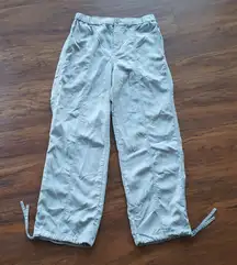 Vuori Women's Coastline Pant in Mallorca Gray Blue Chic Feminine High Waist S