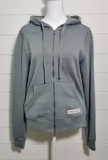 Peloton‎ Stronger Together Women's Gray Zip-up Hoodie. Size M
