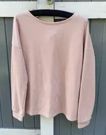 Women's Zesica 2 Pc LS Top and Short Set Size L NWOT‎