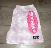 NIP BSR x  Pink Tie Dye Sensitive Sweat Shorts Size Medium