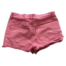 LOFT Women's Pink Cut-Off Jean Shorts Size 26 Frayed Hem