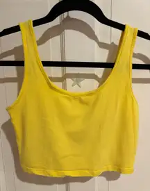 Yellow Cropped Tank