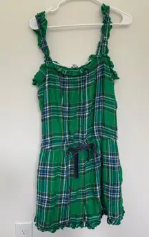 Plaid Romper