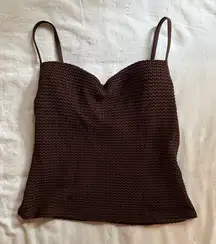 Victoria’s Secret Woven Swim Top/Camisole
