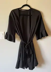 Black Bridesmaid Robe