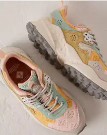 Flower Mountain Kotetsu Sneaker (Women) - Taupe/Green