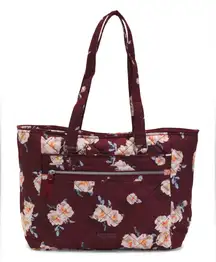 Vera Bradley performance quilted twill work tote