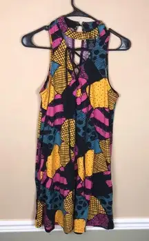 Disney Tim Burton’s The Nightmare Before Christmas Sally Costume Lace Up Dress