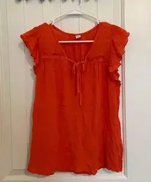 NWOT | Old Navy women’s ruffle sleeve blouse — small