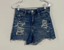 American Eagle Curvy Hi-Rise Shortie Shorts