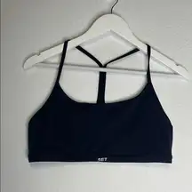 NWOT Set Active Airluxe Navy Sports Bra