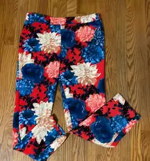 TALBOTS‎ Chatham Dahlia Ankle Pants Floral Size 10