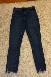 Abercrombie And Fitch Curve Love High Rise Super High Rise Ankle Jeans Size 6L