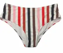 ZAFUL 1X High Waisted Stripe Bikini Bottom Only