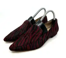 27 Edit Naturalizer Red Tiger Calfhair Loafers Women's 7 US
