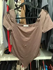 Aritzia Contour Square Neck Bodysuit