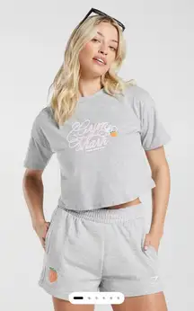 NWOT‎ Gymshark Strong Peach Midi Top Size Medium