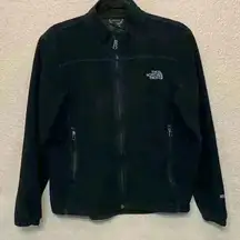 The North Face Windwall black womens jacket sz S lightweight neutral basic *flaw