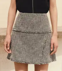 Me+Em Textured Wrap Front Mini Skirt