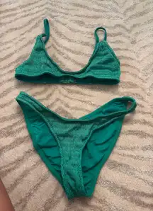 Triangl Bikini Set Green