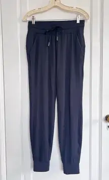 Lululemon • Ready To Rulu Pant *29" jogger black knit drawstring waist pull on