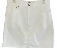 J. CREW Zip & Button Fly Corduroy Mini Skirt