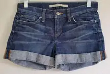 Joe's Jeans Cuffed Jean Shorts Sammy Wash Size 26 $99