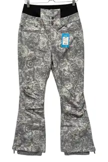 Roxy Rising High Shell Waterproof Flare Leg Ski Snow Pants Size Medium NEW