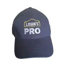 Hit Lowes Pro Baseball Cap Hat One Size Blue Cotton