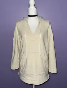 Cream 3/4 Sleeve Sweatshirt