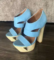 Baby Blue Heels