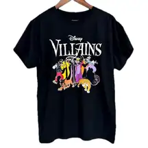 NWOT Disney Villains Black Short Sleeve Tshirt XL