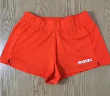 B73 Womens Super Sexy Rare Hooters Girl Worn Uniform Shorts Orange Size Medium