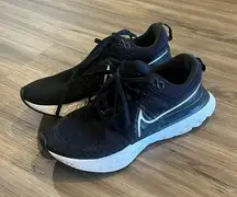 Nike Infinity React Run Flyknit Shoes - Black