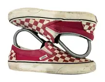 Vans Slip-On "Dry Rose" Checkered Sneakers Men's 4.5 /‎ Women's 6.0