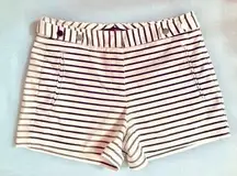 ZARA  Basics Black Striped Shorts XS