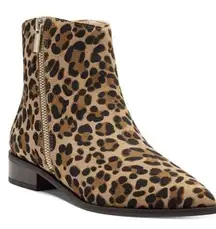 NWOT SOLE SOCIETY CADYNA Suede Pointed Toe Stacked Heel Ankle Bootie size 7.5