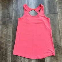 ZYIA Active Flamingo Pink Twist Back Tank Top Size XXS